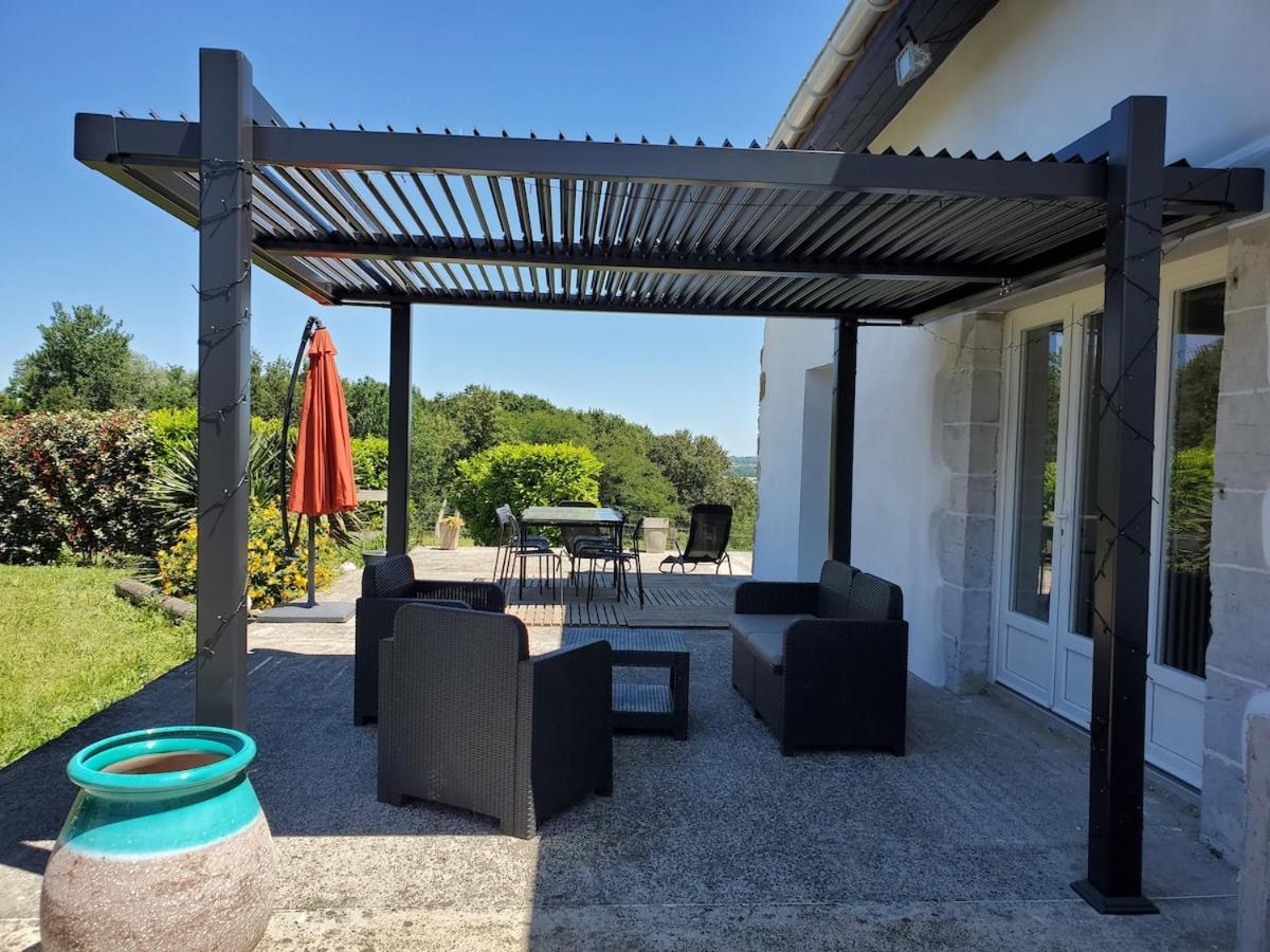 Family Home With Pool Saint-Lon-Les-Mines Luaran gambar