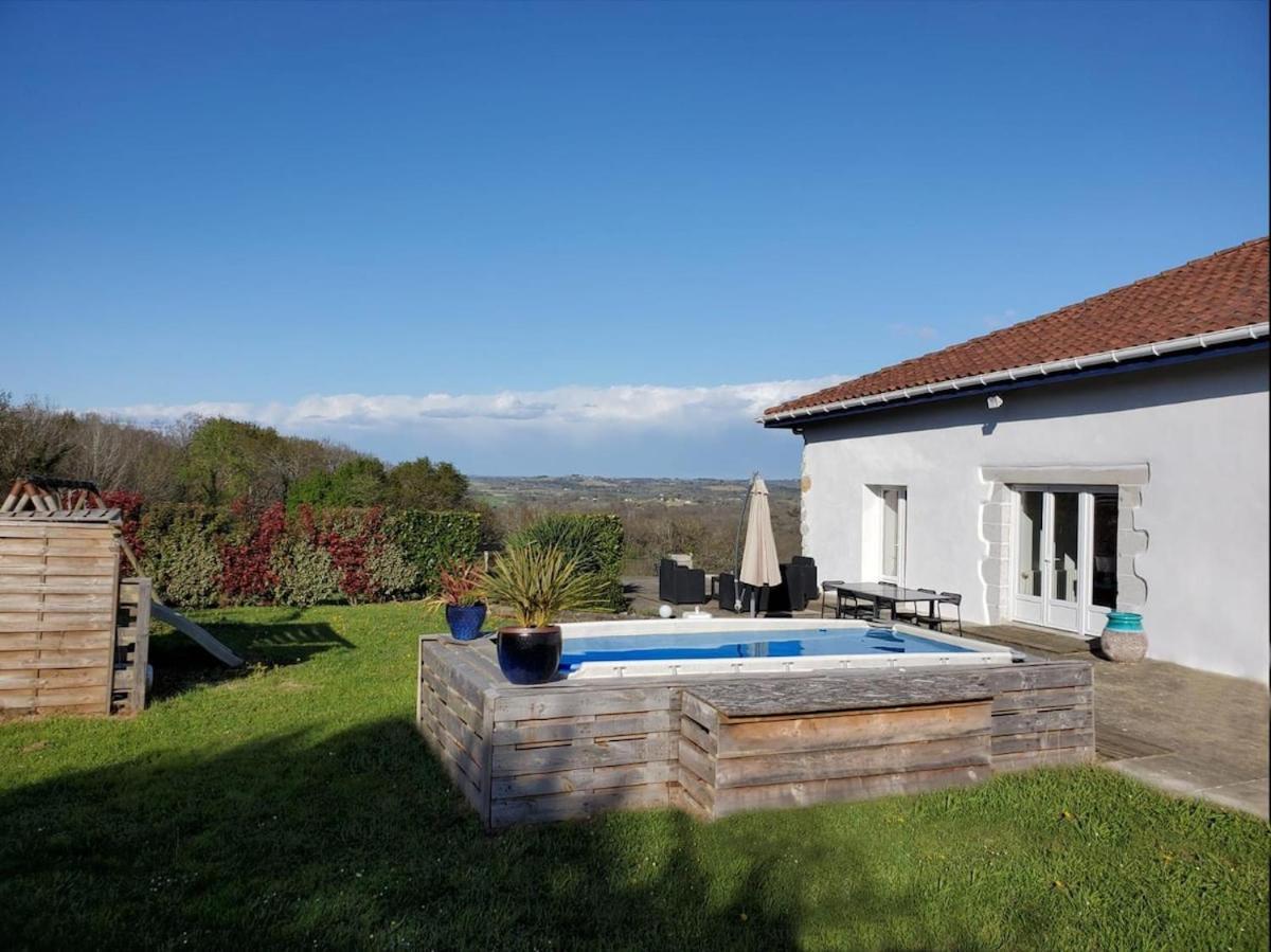 Family Home With Pool Saint-Lon-Les-Mines Luaran gambar